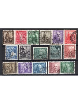 Italia 1938 Impero serie n° 439/48 + P.A. 111/16 con annulli non garantiti in quanto poco leggibili Cat. € 335 (U)