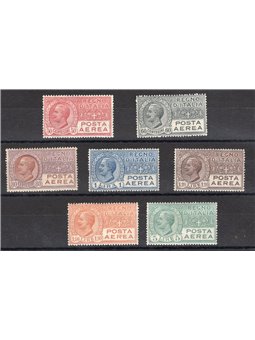 Italia 1926/28 P.A. Vitt. Emanuele serie n° 2A/7 con ottima centratura Cert. CiBaFil Cat. € 1.950 (**)