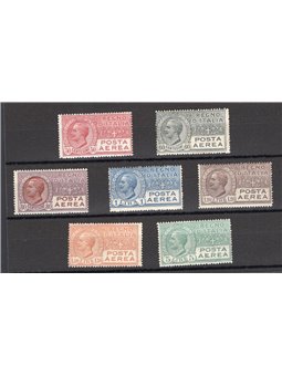 Italia 1926/28 P.A. Vitt. Emanuele serie n° 2A/7 Cert. Biondi Cat. € 650 (**)