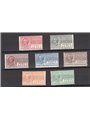 Italia 1926/28 P.A. Vitt. Emanuele serie n° 2A/7 Cert. Biondi Cat. € 650 (**)