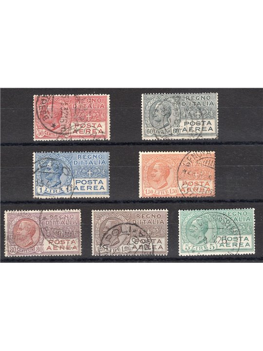 Italia 1926/28 P.A. Vitt. Emanuele serie n° 2A/7 Cert. CiBaFil Cat. € 500 (U)