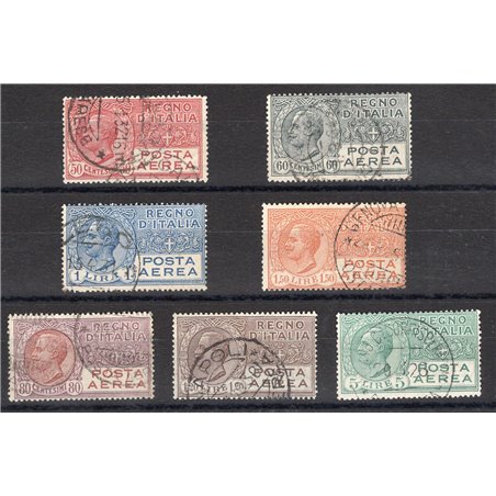 Italia 1926/28 P.A. Vitt. Emanuele serie n° 2A/7 Cert. CiBaFil Cat. € 500 (U)