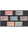 Italia 1926/28 P.A. Vitt. Emanuele serie n° 2A/7 con annulli non garantiti in quanto poco leggibili Cat. € 500 (U)