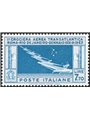 Italia 1930 P.A. Crociera Transatlantica £ 7,70 celeste e grigio n° 25 con ottima centratura Cert. Biondi Cat. € 1.625 (**)