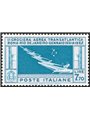 Italia 1930 P.A. Crociera Transatlantica £ 7,70 celeste e grigio n° 25 con ottima centratura Cert. CiBaFil Cat. € 1.625 (**)