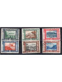 Italia 1933 P.A. Crociera Zeppelin serie n° 45/50 Cert. CiBaFil Cat. € 3.500 (U)