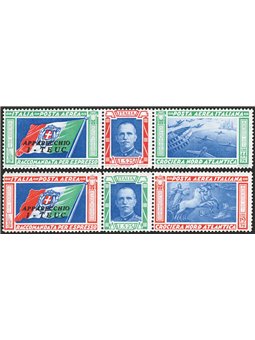 Italia 1933 P.A. Trittici I-Teuc serie n° 51S/52S Cert. CiBaFil Cat. € 750 (**)
