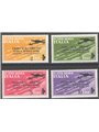 Italia 1934 P.A. Volo Roma Buenos Aires serie n° 56/59 Cat. € 150 (**)