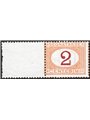Italy 1870 Tax mark figure 2 2 c. with ochre and dark violet sheet margin (figure 2) No. 4/I CiBaFil Certified Catalogue €750 (*