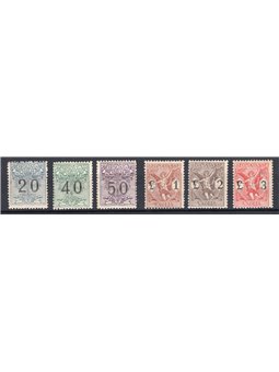 Italy 1924 Revenue stamp for money orders allegorical subjects series no. 1/6 Biondi Certificate Cat. €1,125 (**)