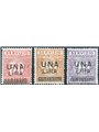 Italia 1913 Servizio commissioni serie n° 4/6 con ottima centratura Cert. Biondi Cat. € 2.400 (**)