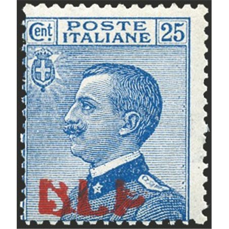 Italia 1921 BLP 25 c. con soprast. del 1° tipo n° 3 Cert. Biondi Cat. € 1.400 (**)