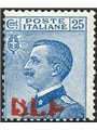 Italia 1921 BLP 25 c. con soprast. del 1° tipo n° 3 Cert. Biondi Cat. € 1.400 (**)