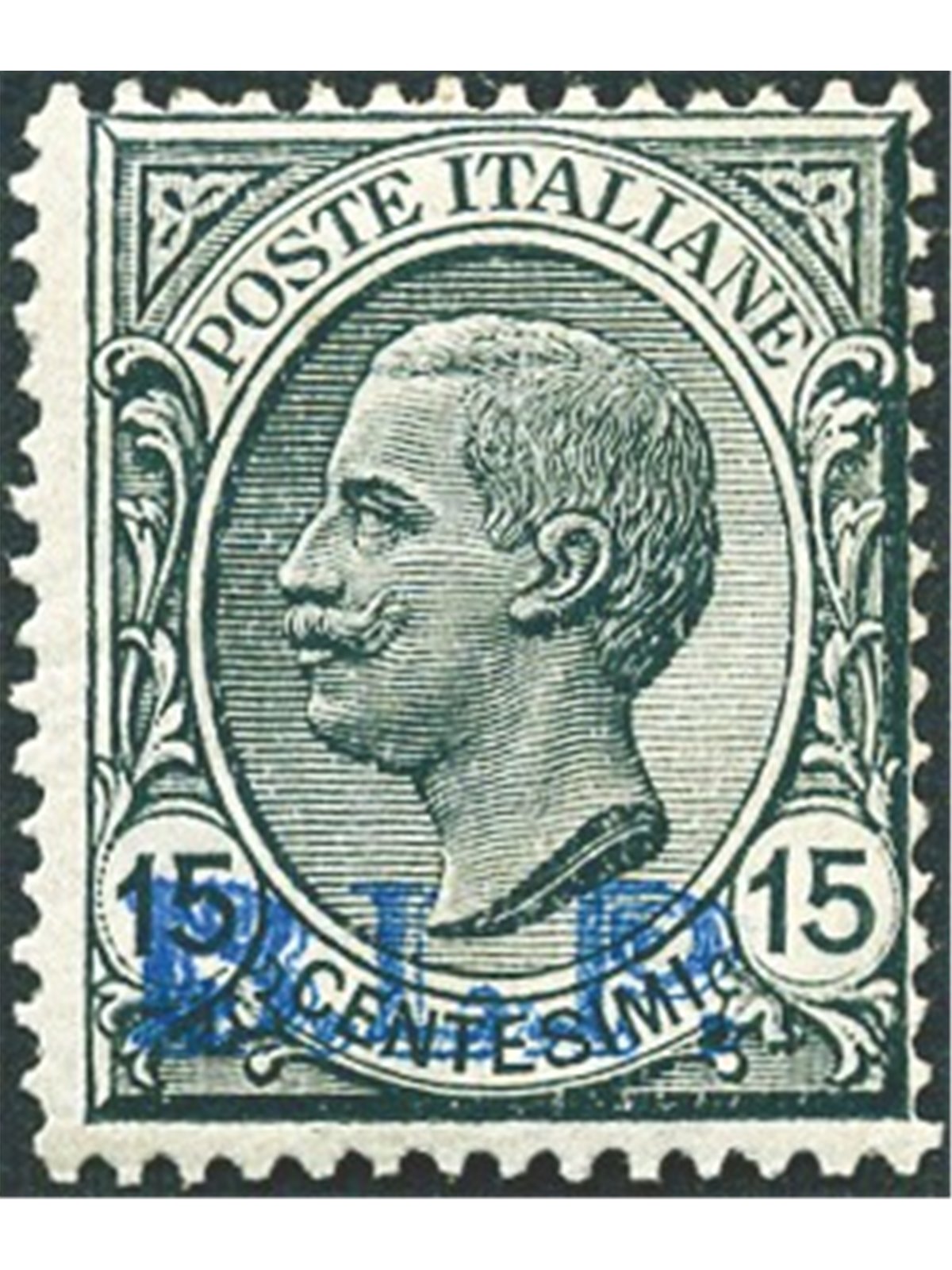 Italy 1922/23 BLP 15 c. grey with 2nd type overprint No. 6 Biondi Cert. Cat. €3,200 (**)