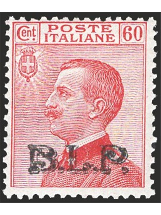 Italia 1922/23 BLP 60 c. carminio soprast. del 2° tipo n° 11 Cert. Biondi Cat. € 3.750 (*)