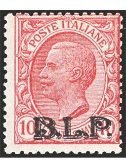 Italia 1923 BLP 15 c. con soprast. tipografica del 3° tipo n° 13 Cert. CiBaFil Cat. € 400 (**)