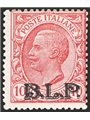 Italia 1923 BLP 15 c. con soprast. tipografica del 3° tipo n° 13 Cert. CiBaFil Cat. € 400 (**)