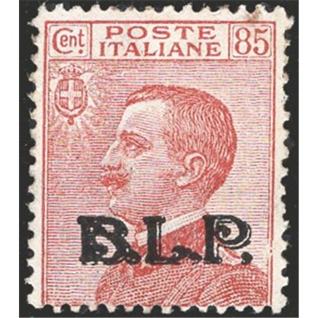 Italia 1923 BLP 30 c. bruno arancio con soprast. nera del 3° tipo n° 17 Cert. CiBaFil Cat. € 875 (**)