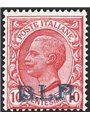 Italia 1923 BLP 10 c. rosa soprast. azzurra del 3° tipo in nero n° 13A. Firm. AD ED Cert. Apicella Cat. € 400 (**)