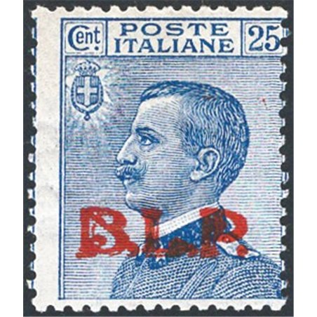Italy 1923 BLP 25 light blue with 3rd type red typographic overprint no. 16C. Certified by CiBaFil. Cat. €1,375 (**)