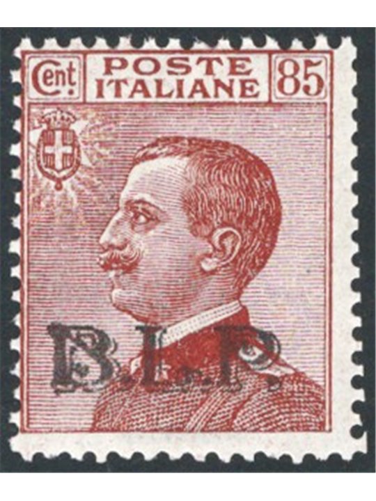 Italy 1924 BLP 85 c. reddish-brown with 3rd type typographic overprint no. 18. Signed AD ED. Certified by Apicella. Cat. €1,375 