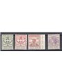 Italy 1924 Parastatal Milan Schools Action Group series no. 38/41 with excellent centring Biondi certificate Cat. €1,700 (**)