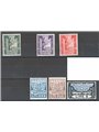 Italy 1923 March on Rome series no. 141/46 with excellent centring CiBaFil certificate Cat. € 975 (**)