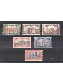 Italia 1924 Anno Santo serie n° 169/74 con ottima centratura Cert. Biondi Cat. € 250 (**)