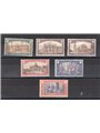 Italy 1924 Holy Year series no. 169/74 with excellent centring; certified by Biondi; Cat. €250 (**)