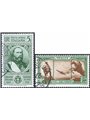 Italy 1932 Garibaldi series no. 315/24 + P.A. 32/8 with cancellations not guaranteed as they are barely legible Cat. €850 (U)