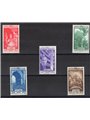 Italy 1935 Militia IV series no. 380/83 + P.A. 89 Cat. €160 (**)