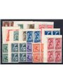 Italy 1937 Summer Camps series no. 406/15 + P.A. 100/05 in a block of four certified by Biondi Cat. €4,500 (**)