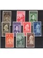 Italia 1937 Uomini Illustri serie n° 426/35 Cat. € 200 (**)