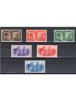 Italia 1941 Fratellanza Italo Tedesca serie n° 452/57 Cat. € 140 (**)