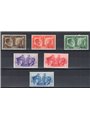 Italy 1941 Italian-German Brotherhood series no. 452/57 Cat. €140 (**)