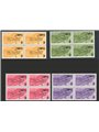 Italy 1934 P.A. Rome–Buenos Aires flight series no. 56/59 in a block of four Cat. €650 (**)