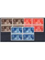 Italia 1930 Nozze serie n° 269/71 in quartina Cat. € 130 (**)
