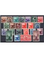 Italia 1945/48 Democratica serie n° 543/65 con ottima centratura Cert. Biondi Cat. € 2.025 (**)