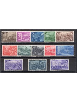 Italia 1948 Risorgimento serie n° 580/91 + Ex 32 ottima centratura Cert. Biondi Cat. € 1.050 (**)