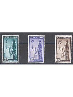 Italy 1949 ERP series No. 601/3 Cat. € 120 (**)