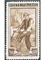 Italy 1958 ‘Italia al Lavoro’ 200 £ olive-brown perforation 13¼x13¼ (13.30x13.30) ‘DB’ position 652/II. Signed G. Carraro Chia R