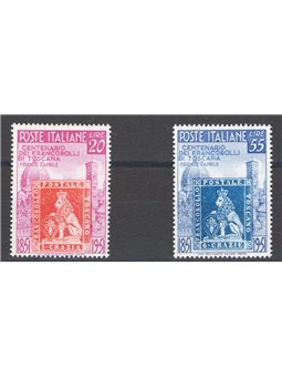 Italy 1951 Tuscany series no. 653/54 Cat. € 60 (**)