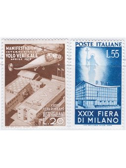 Italy 1951 Milan Fair series no. 657/58 Cat. € 125 (**)