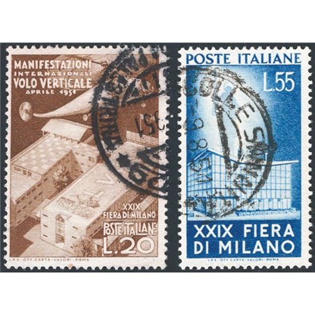 Italy 1951 Milan Fair series no. 657/58 Cat. €90 (U)