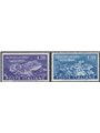 Italy 1951 Montecassino series no. 664/65 Cat. €110 (**)