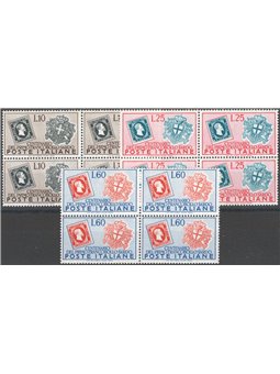 Italia 1951 Sardegna serie n° 672/74 in quartina Cat. € 105 (**)