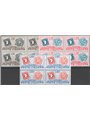 Italia 1951 Sardegna serie n° 672/74 in quartina Cat. € 105 (**)