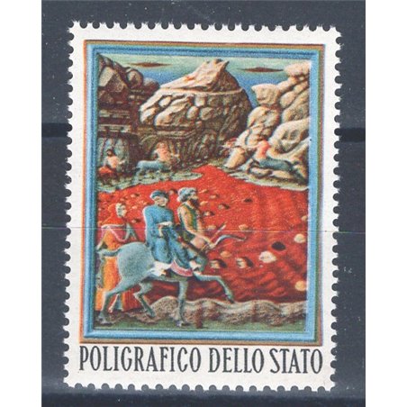 Italia 1965 Celebrazioni dantesche saggio di tipo non adottato CEI n° PS 1965 Cat. € 50 (**)