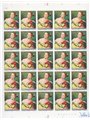 Italia 1972 Tiepolo saggio di tipo non adottato in foglio CEI n° PS 1972 (**)