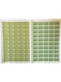Italy 1973 75th Anniversary of the FIGC in unfolded sheets series No. 1212/13 (**)